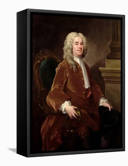 Portrait of William Jones, 1740-William Hogarth-Framed Premier Image Canvas