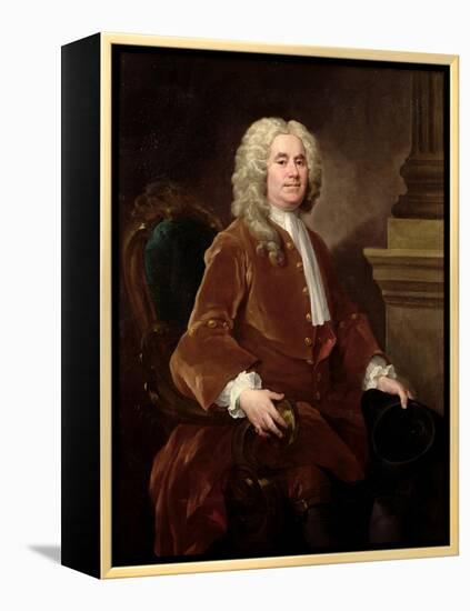 Portrait of William Jones, 1740-William Hogarth-Framed Premier Image Canvas