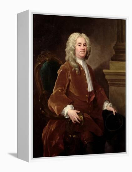 Portrait of William Jones, 1740-William Hogarth-Framed Premier Image Canvas