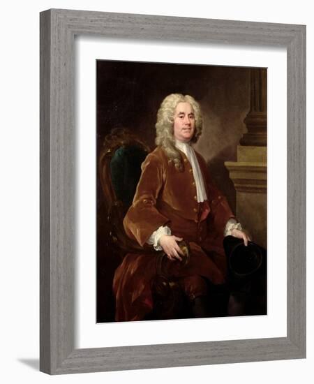 Portrait of William Jones, 1740-William Hogarth-Framed Giclee Print