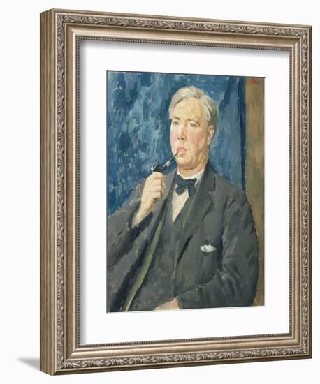 Portrait of William McElroy, 1933-Augustus Edwin John-Framed Giclee Print
