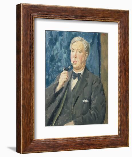 Portrait of William McElroy, 1933-Augustus Edwin John-Framed Giclee Print