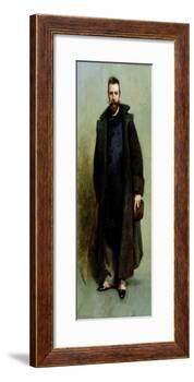 Portrait of William Merritt Chase (1849-1916) 1881-82-James Carroll Beckwith-Framed Giclee Print