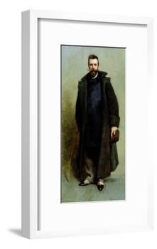 Portrait of William Merritt Chase (1849-1916) 1881-82-James Carroll Beckwith-Framed Giclee Print