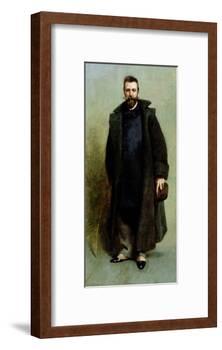 Portrait of William Merritt Chase (1849-1916) 1881-82-James Carroll Beckwith-Framed Giclee Print