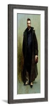 Portrait of William Merritt Chase (1849-1916) 1881-82-James Carroll Beckwith-Framed Giclee Print