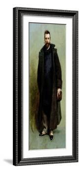 Portrait of William Merritt Chase (1849-1916) 1881-82-James Carroll Beckwith-Framed Giclee Print