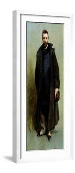 Portrait of William Merritt Chase (1849-1916) 1881-82-James Carroll Beckwith-Framed Giclee Print