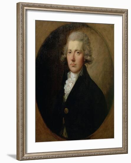 Portrait of William Pitt the Younger (1759-1806), C.1787-Thomas Gainsborough-Framed Giclee Print