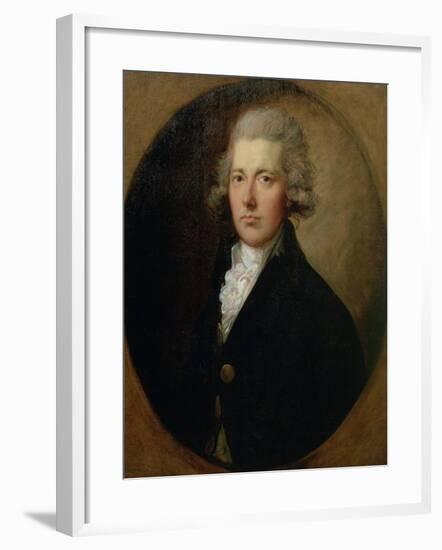 Portrait of William Pitt the Younger (1759-1806), C.1787-Thomas Gainsborough-Framed Giclee Print