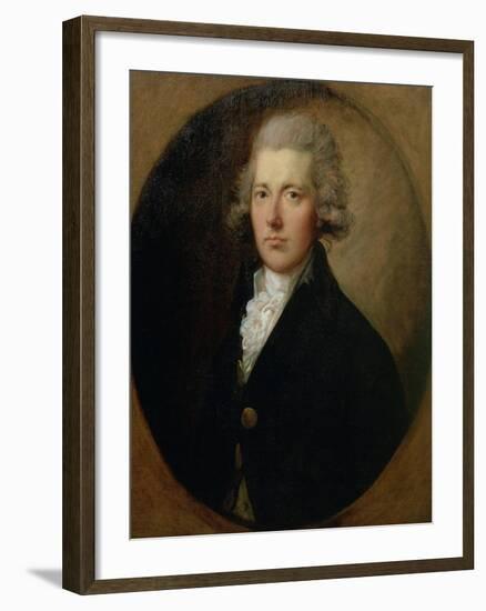 Portrait of William Pitt the Younger (1759-1806), C.1787-Thomas Gainsborough-Framed Giclee Print