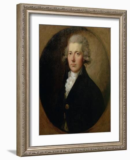 Portrait of William Pitt the Younger (1759-1806), C.1787-Thomas Gainsborough-Framed Giclee Print