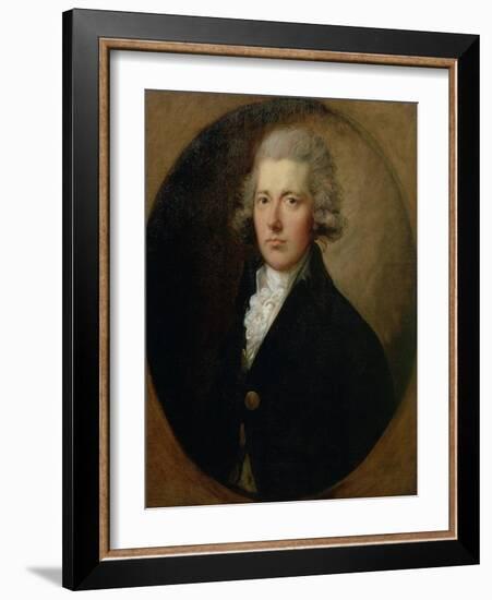 Portrait of William Pitt the Younger (1759-1806), C.1787-Thomas Gainsborough-Framed Giclee Print