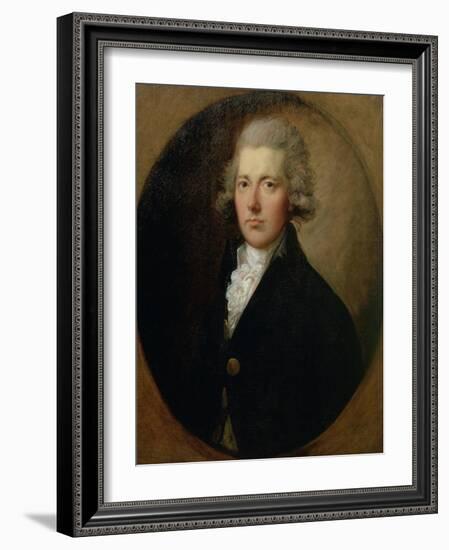 Portrait of William Pitt the Younger (1759-1806), C.1787-Thomas Gainsborough-Framed Giclee Print