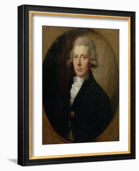 Portrait of William Pitt the Younger (1759-1806), C.1787-Thomas Gainsborough-Framed Giclee Print