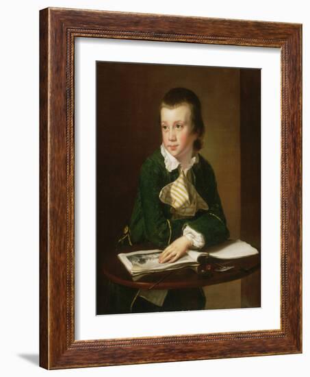 Portrait of William Rastall, C.1763 (Oil on Canvas)-Joseph Wright-Framed Giclee Print