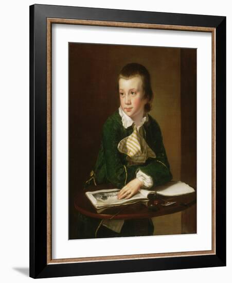 Portrait of William Rastall, C.1763 (Oil on Canvas)-Joseph Wright-Framed Giclee Print