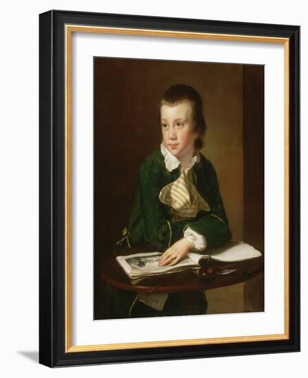 Portrait of William Rastall, C.1763 (Oil on Canvas)-Joseph Wright-Framed Giclee Print