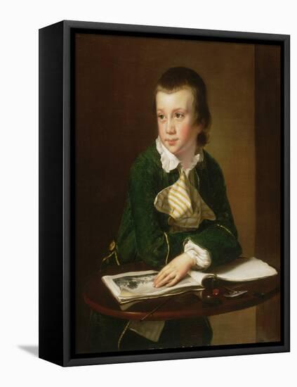 Portrait of William Rastall, C.1763 (Oil on Canvas)-Joseph Wright-Framed Premier Image Canvas