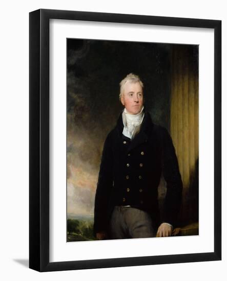 Portrait of William Robertson of Chilcote, 1816-Thomas Lawrence-Framed Giclee Print