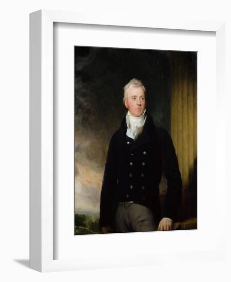 Portrait of William Robertson of Chilcote, 1816-Thomas Lawrence-Framed Giclee Print