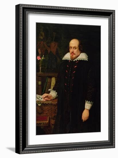 Portrait of William Shakespeare (1564-1616) 1849-Ford Madox Brown-Framed Giclee Print