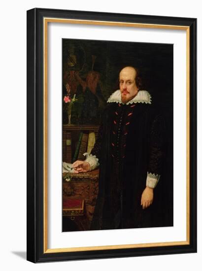 Portrait of William Shakespeare (1564-1616) 1849-Ford Madox Brown-Framed Giclee Print