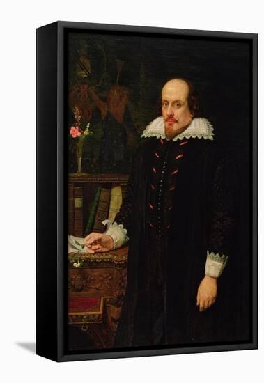 Portrait of William Shakespeare (1564-1616) 1849-Ford Madox Brown-Framed Premier Image Canvas