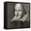 Portrait of William Shakespeare by Martin Droeshout, 1623-Martin Droeshout  the Elder-Framed Premier Image Canvas