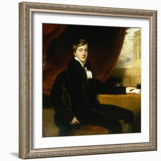 Portrait of William Spencer Cavendish, 6th Duke of Devonshire, 1811-Thomas Lawrence-Framed Giclee Print