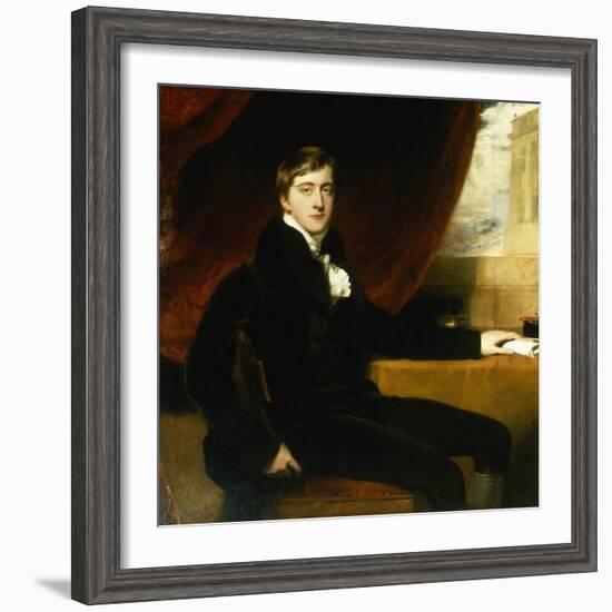 Portrait of William Spencer Cavendish, 6th Duke of Devonshire, 1811-Thomas Lawrence-Framed Giclee Print