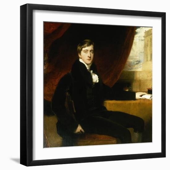 Portrait of William Spencer Cavendish, 6th Duke of Devonshire, 1811-Thomas Lawrence-Framed Giclee Print