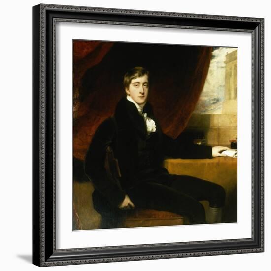 Portrait of William Spencer Cavendish, 6th Duke of Devonshire, 1811-Thomas Lawrence-Framed Giclee Print