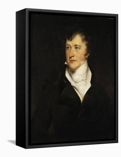 Portrait of William Spencer Cavendish, 6th Duke of Devonshire, 1820-29-Thomas Lawrence-Framed Premier Image Canvas