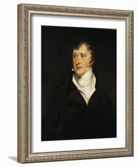 Portrait of William Spencer Cavendish, 6th Duke of Devonshire, 1820-29-Thomas Lawrence-Framed Giclee Print