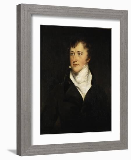 Portrait of William Spencer Cavendish, 6th Duke of Devonshire, 1820-29-Thomas Lawrence-Framed Giclee Print