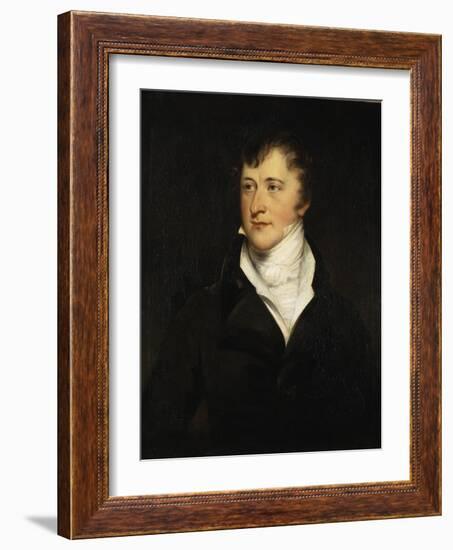 Portrait of William Spencer Cavendish, 6th Duke of Devonshire, 1820-29-Thomas Lawrence-Framed Giclee Print