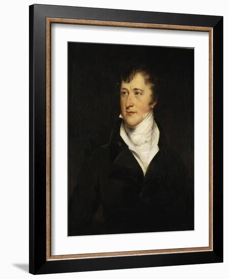 Portrait of William Spencer Cavendish, 6th Duke of Devonshire, 1820-29-Thomas Lawrence-Framed Giclee Print