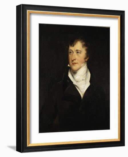 Portrait of William Spencer Cavendish, 6th Duke of Devonshire, 1820-29-Thomas Lawrence-Framed Giclee Print