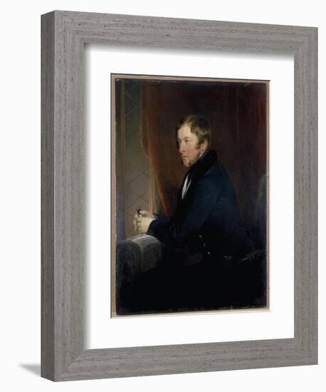 Portrait of William Spencer Cavendish, 6th Duke of Devonshire, 1831-32-Edwin Henry Landseer-Framed Giclee Print