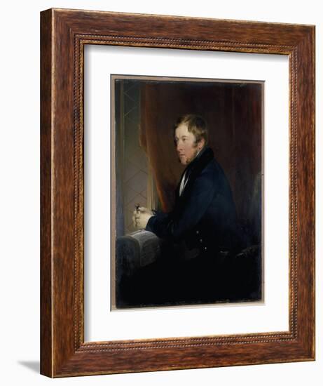 Portrait of William Spencer Cavendish, 6th Duke of Devonshire, 1831-32-Edwin Henry Landseer-Framed Giclee Print