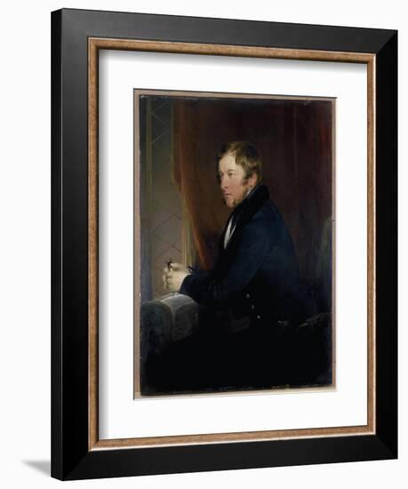 Portrait of William Spencer Cavendish, 6th Duke of Devonshire, 1831-32-Edwin Henry Landseer-Framed Giclee Print