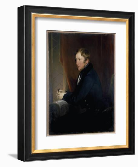 Portrait of William Spencer Cavendish, 6th Duke of Devonshire, 1831-32-Edwin Henry Landseer-Framed Giclee Print