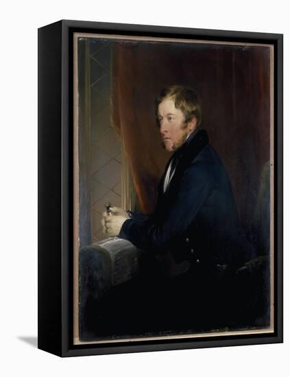 Portrait of William Spencer Cavendish, 6th Duke of Devonshire, 1831-32-Edwin Henry Landseer-Framed Premier Image Canvas