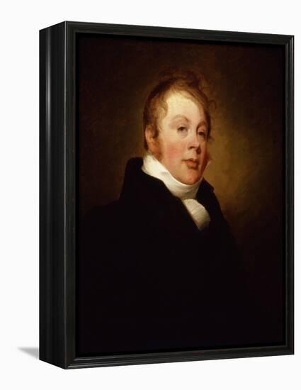 Portrait of William Warren, 1808-Thomas Sully-Framed Premier Image Canvas