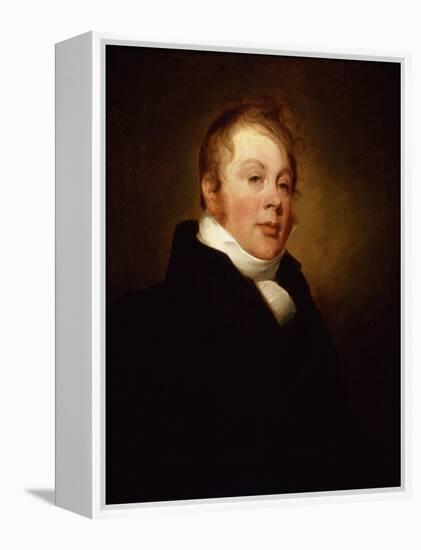 Portrait of William Warren, 1808-Thomas Sully-Framed Premier Image Canvas