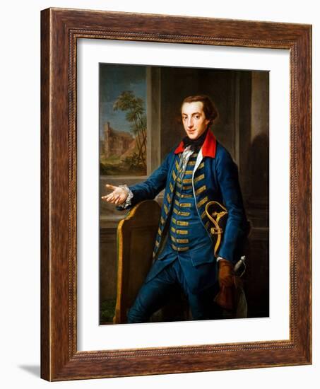 Portrait of William Weddell, 18Th Century (Oil on Canvas)-Pompeo Girolamo Batoni-Framed Giclee Print