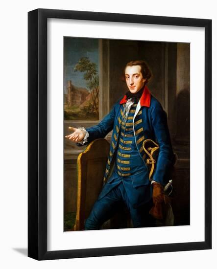 Portrait of William Weddell, 18Th Century (Oil on Canvas)-Pompeo Girolamo Batoni-Framed Giclee Print