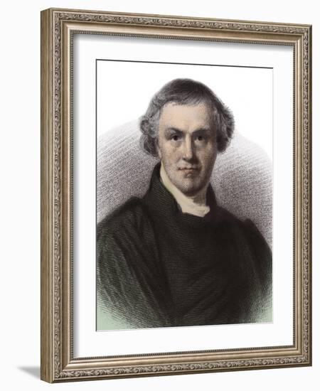 Portrait of William Whewell (1794-1866), British philosopher and historian-French School-Framed Giclee Print