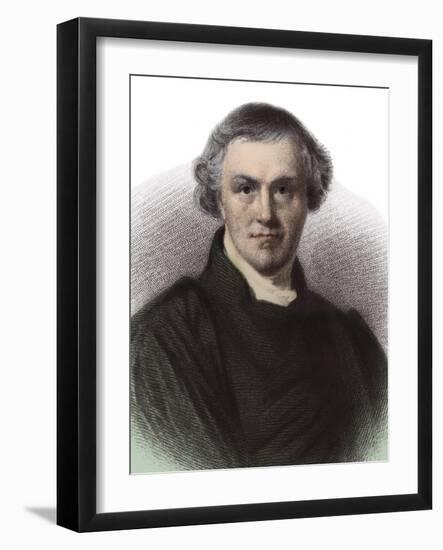 Portrait of William Whewell (1794-1866), British philosopher and historian-French School-Framed Giclee Print